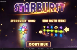 Starburst Slot Game